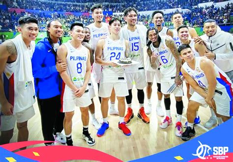 gilas ranking|Gilas Pilipinas climbs to no. 38 in FIBA world ranking.